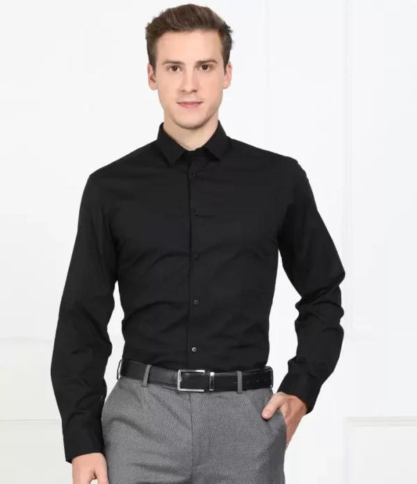 formal black shirts